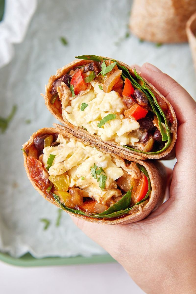 Tucked Into a Breakfast Burrito