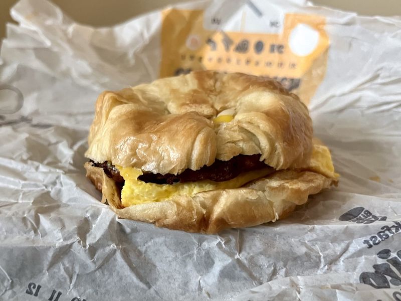 Burger King Egg and Cheese Croissan'wich (No Sausage)