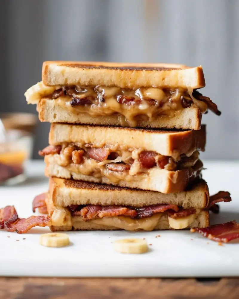 Elvis Presley Peanut Butter Banana Sandwich