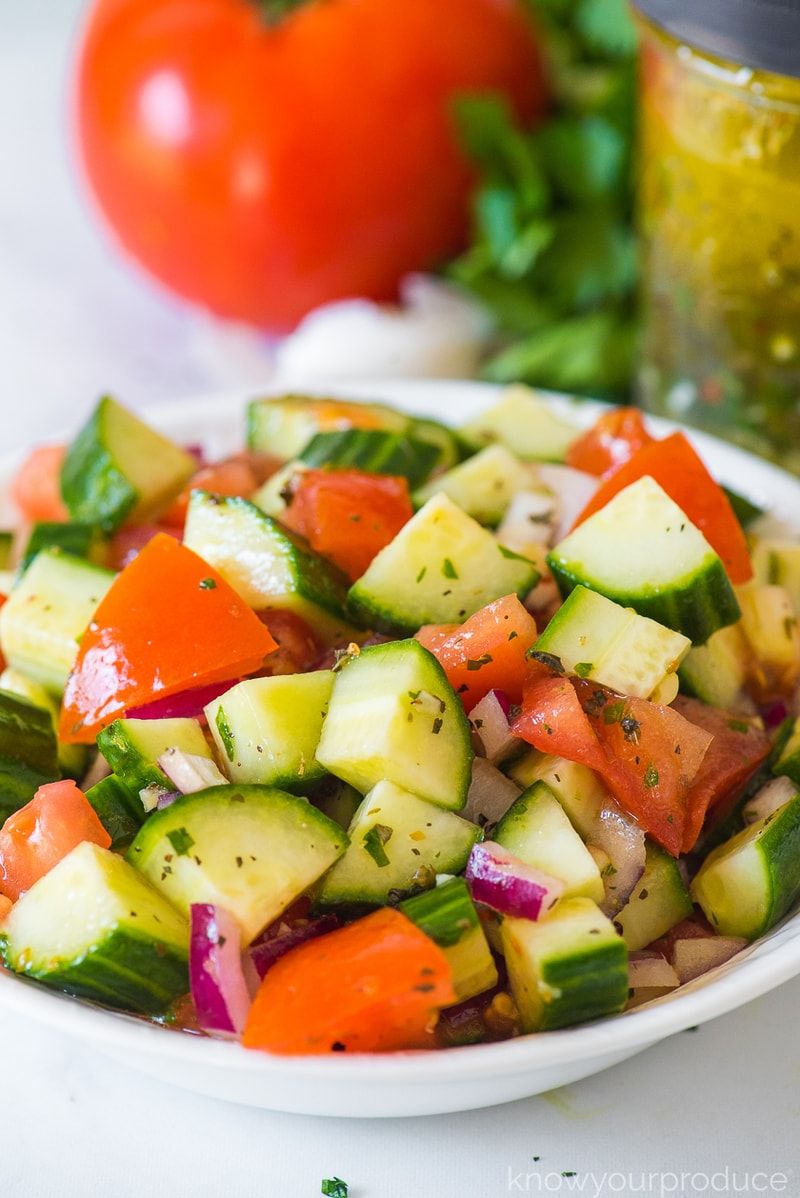 Cucumber and Tomato Salad