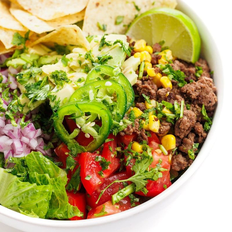 Taco Salad in a Bowl