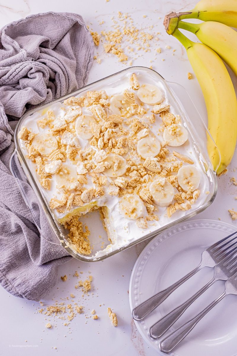 Banana Pudding Dump Dessert