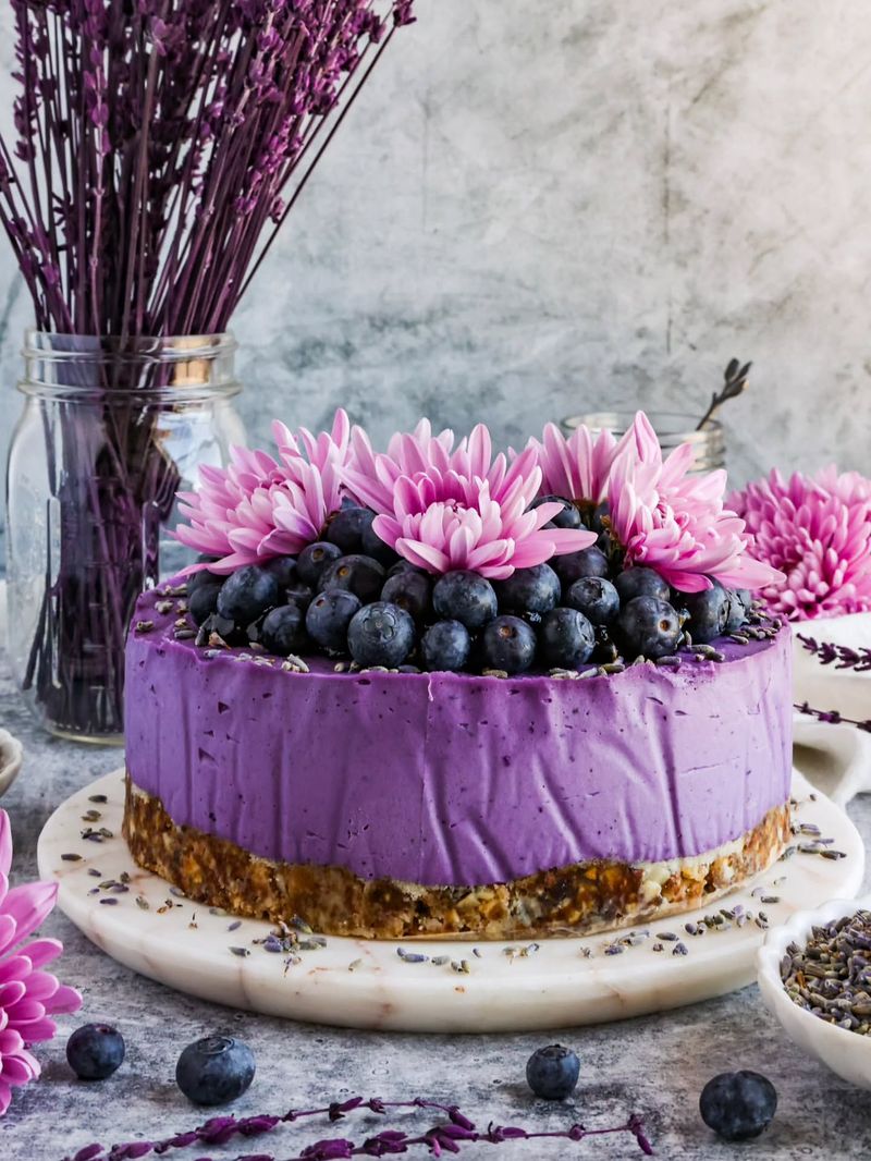 Lavender Honey Cheesecake