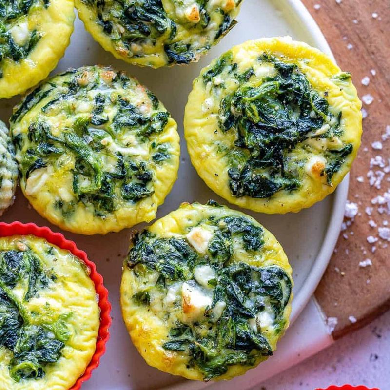 Spinach And Feta Egg Muffin Cups