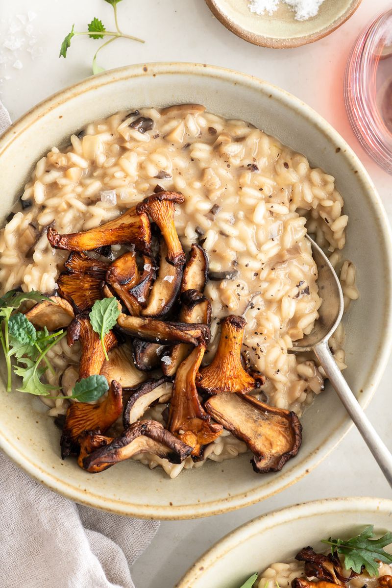 Mushroom Risotto with Parmesan