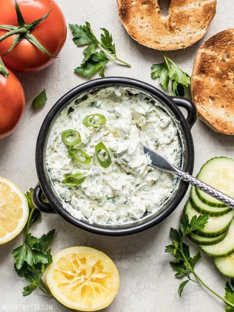 Green Onion and Herb Cream Cheese Dip