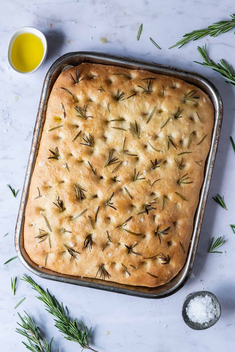 Focaccia with Rosemary and Sea Salt