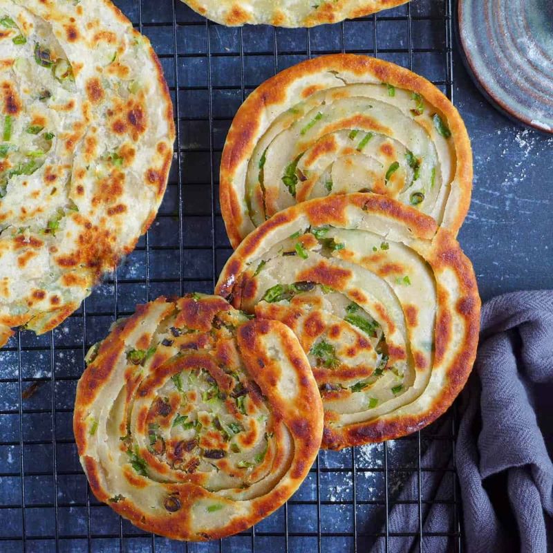 China: Scallion Cong You Bing Pancakes