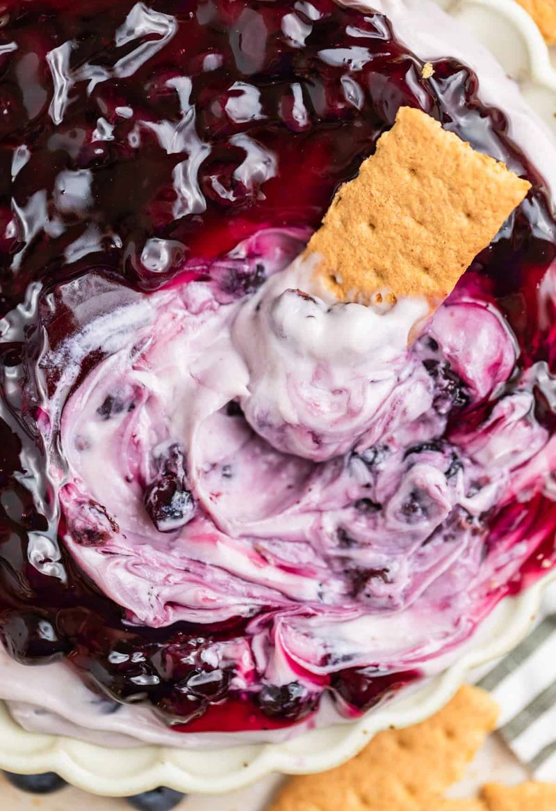 Lemon Blueberry Cream Cheese Dip