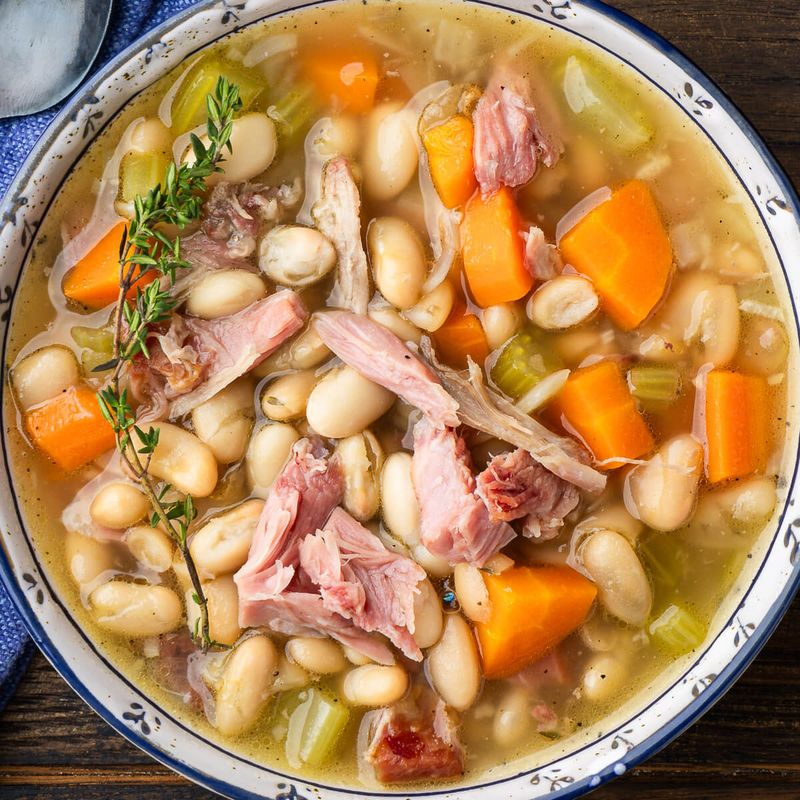Old-Fashioned Ham and Bean Soup Supper