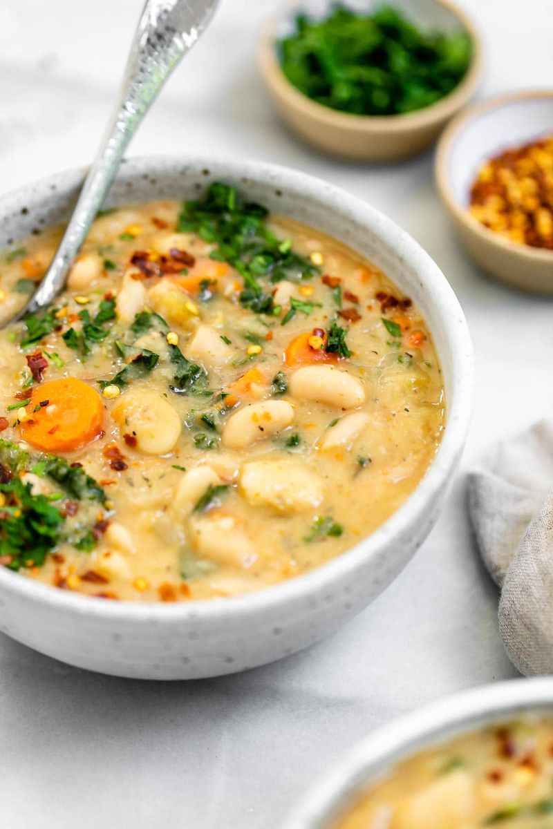 Creamy Tuscan White Bean Soup