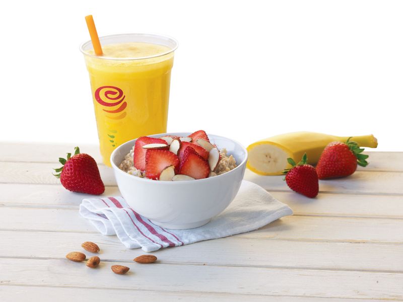 Jamba Juice Oatmeal with Fresh Fruit