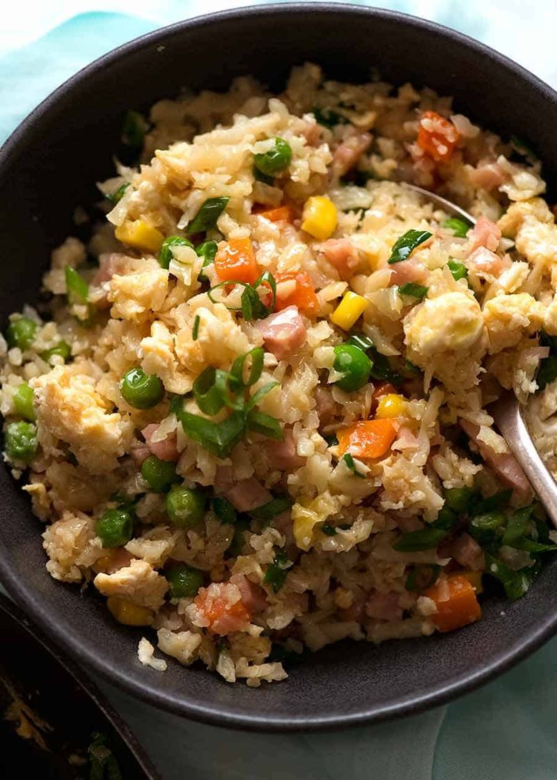 Egg Fried Cauliflower Rice