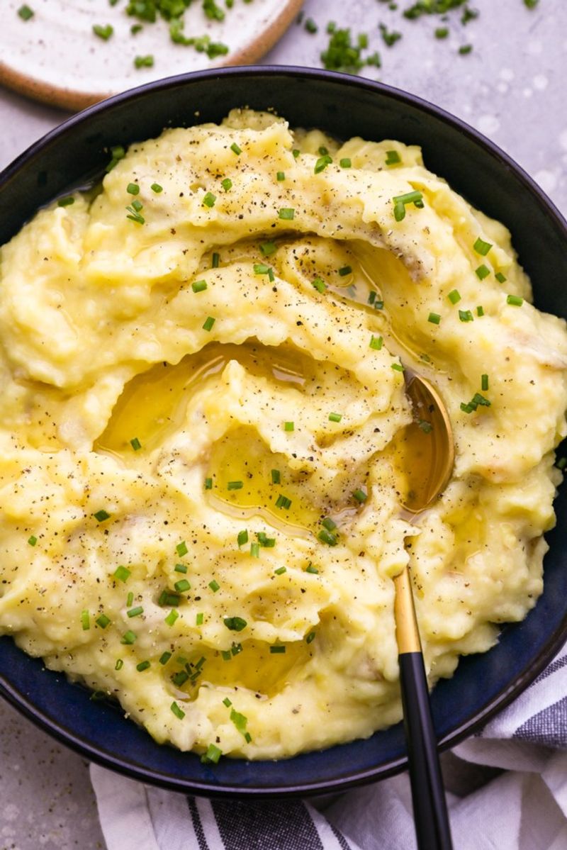 Stirred Into Mashed Potatoes