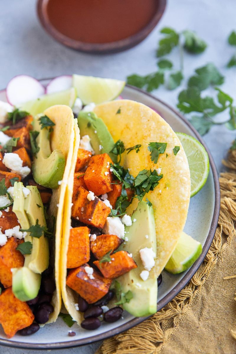 Sweet Potato And Black Bean Tacos