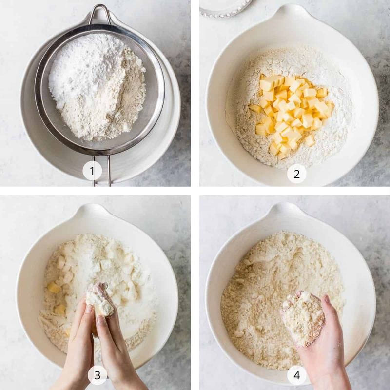 Rubbing Fat into Flour for Pastry