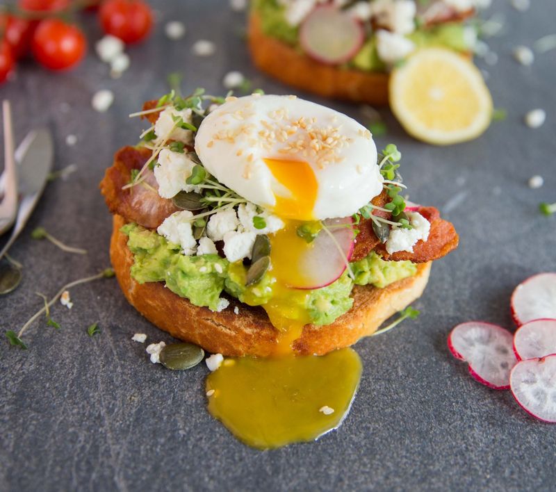 Avocado Toast with Feta and Chilli Flakes