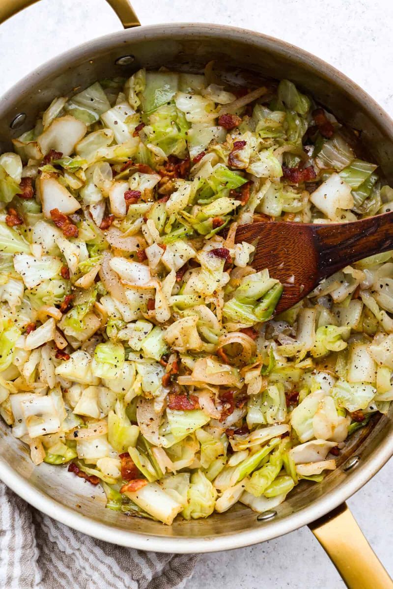 Fried Cabbage with Bacon