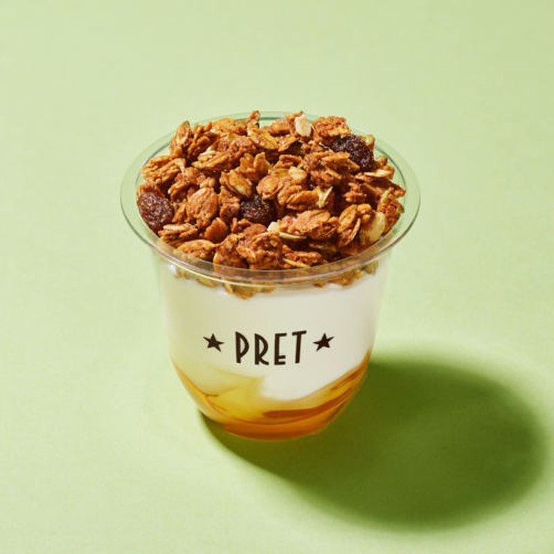 Pret a Manger Natural Granola Pot with Yogurt