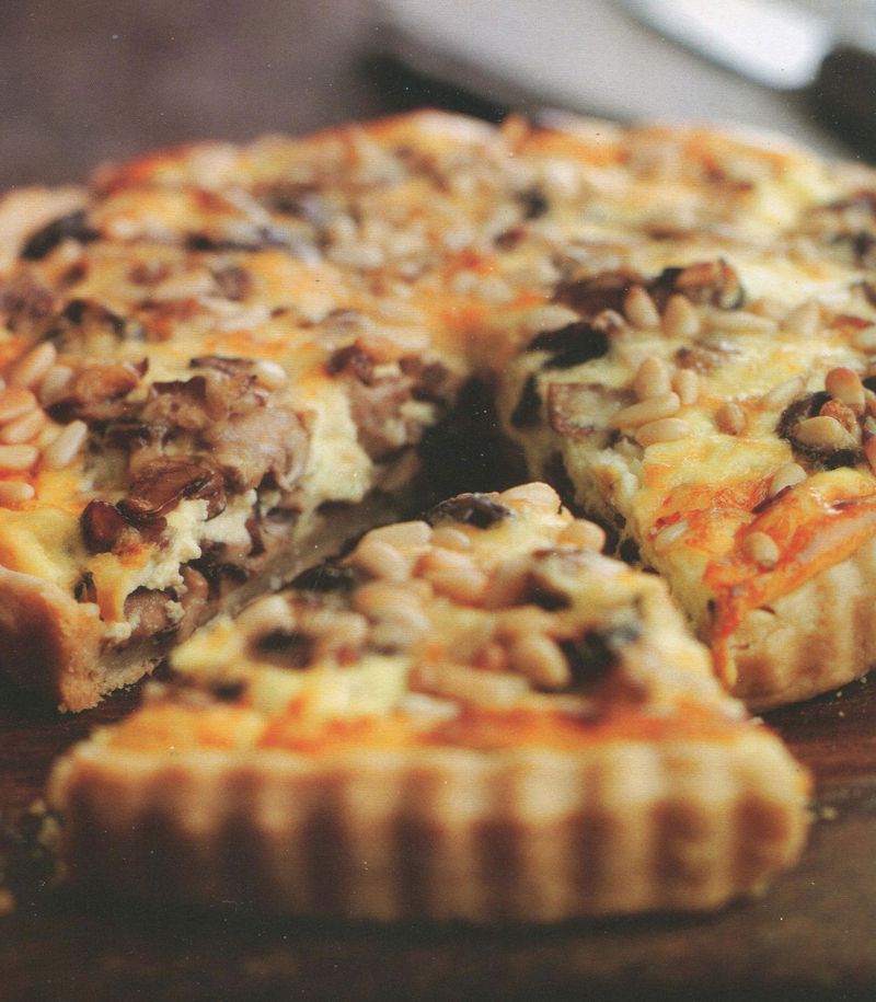 Mushroom and Gruyere Tart