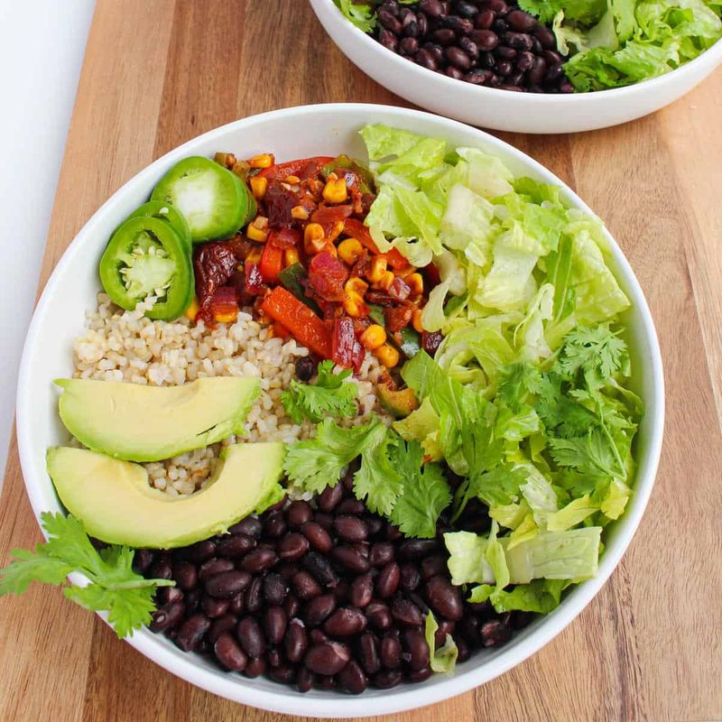 Black Bean and Salsa Bowl