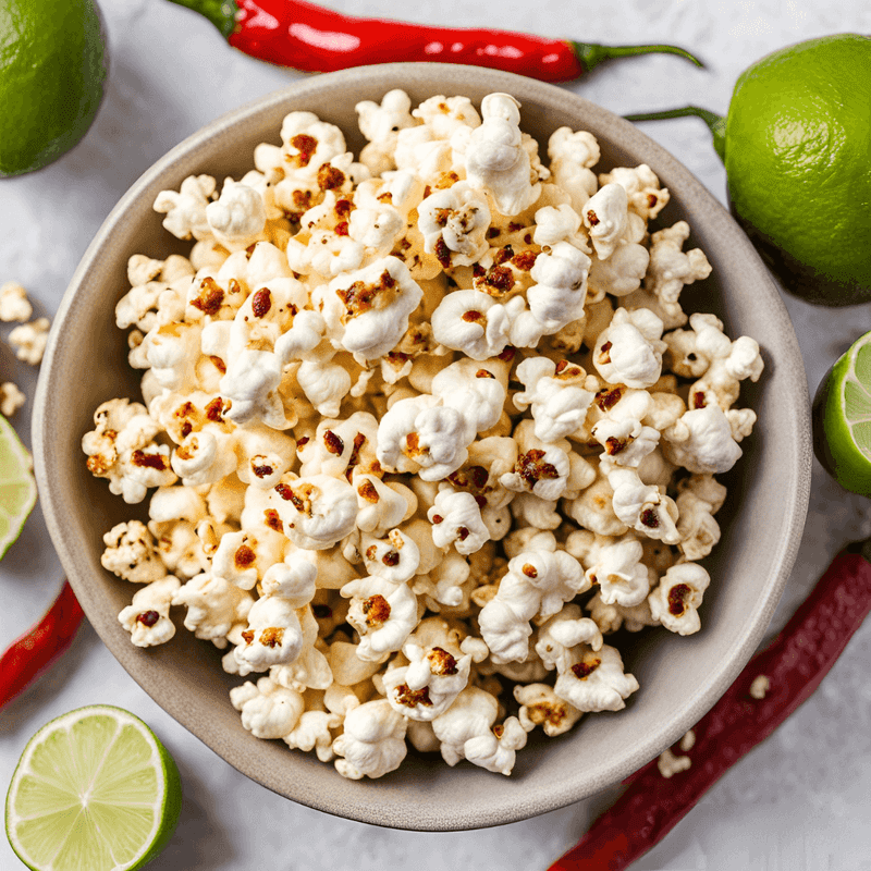lime zest and chili powder
