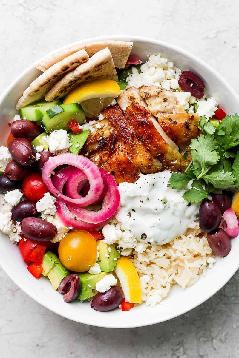 Greek Chicken Bowls