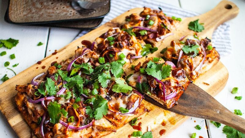BBQ Chicken Flatbread Pizza