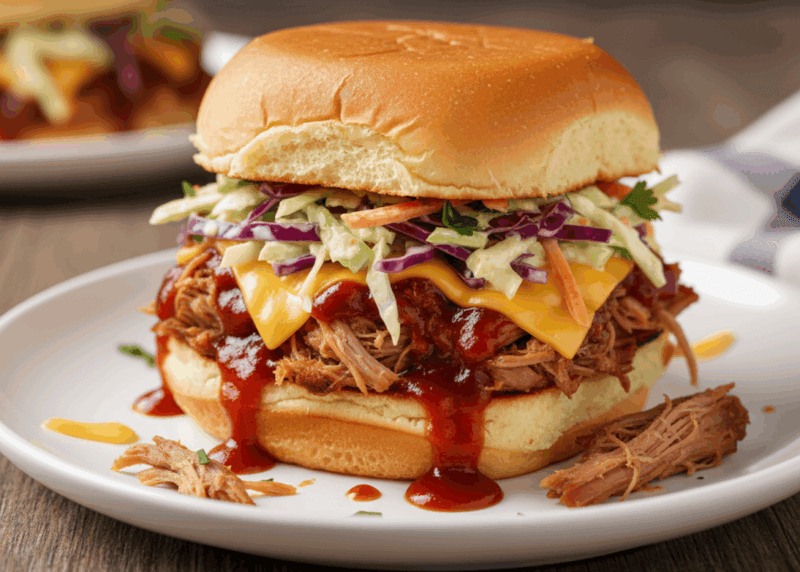 Slow Cooker Pulled Pork Sliders