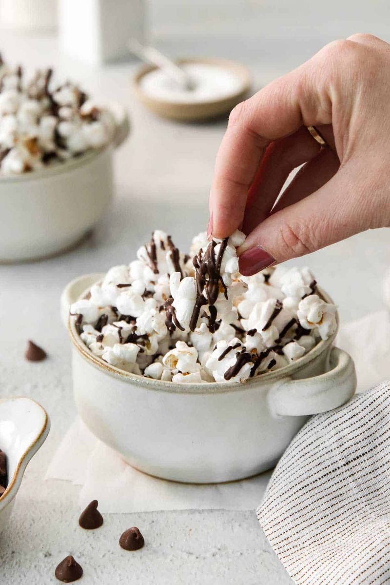 dark chocolate drizzle