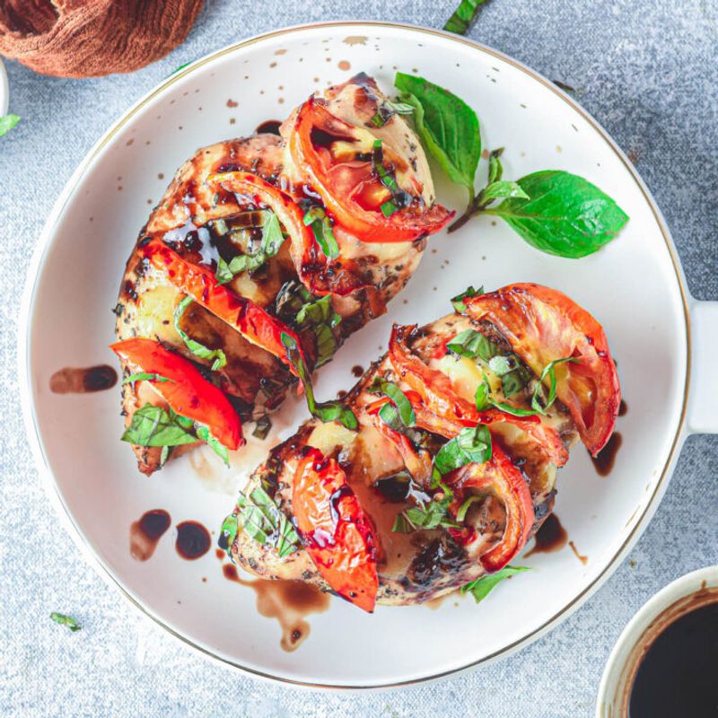 Caprese Stuffed Chicken Breast