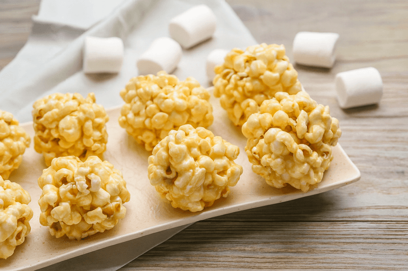 mini marshmallows and butter