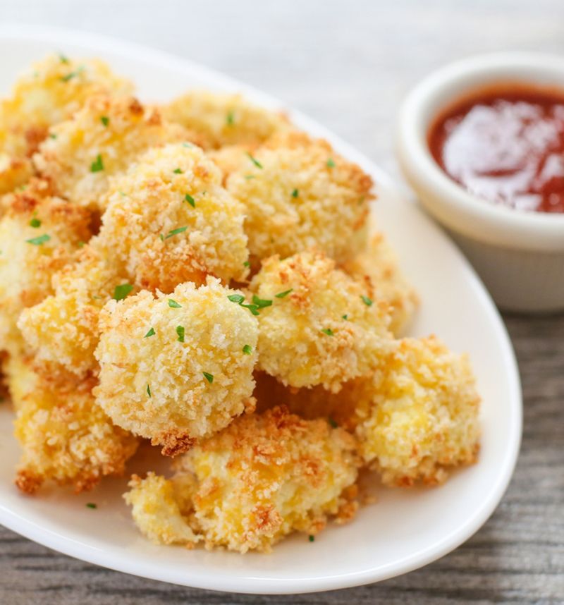 Crispy Cauliflower Popcorn Bites