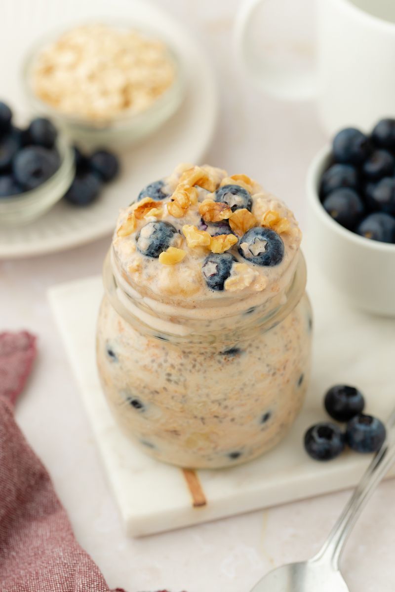 Blueberry Walnut Overnight Oats