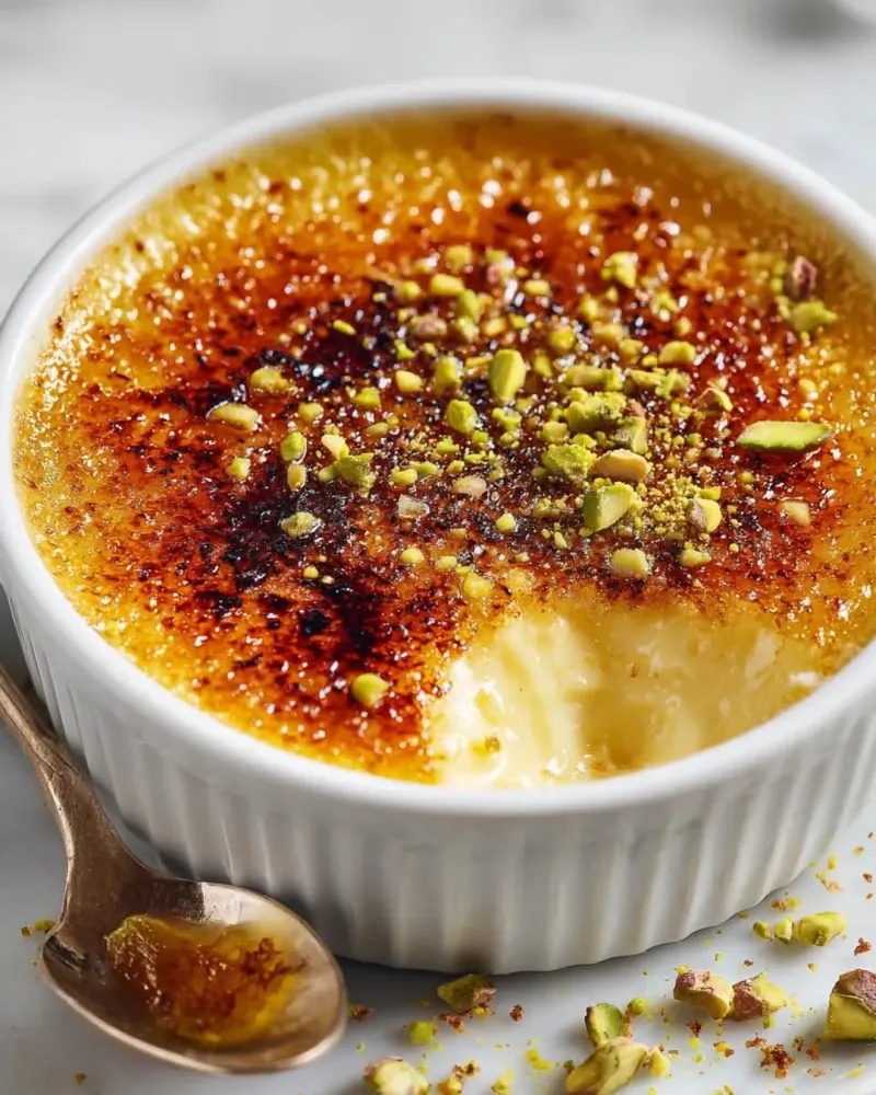Saffron-Infused Crème Brûlée