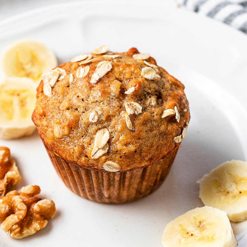 Banana Oat Muffins