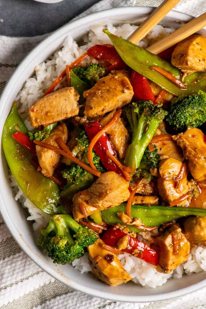 Honey Garlic Chicken Stir-Fry