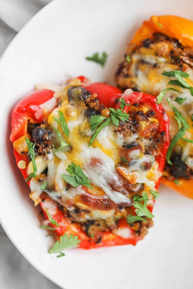 Quinoa Stuffed Bell Peppers