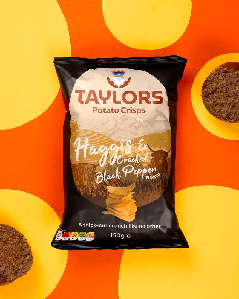 Mackie's Haggis and Cracked Black Pepper Crisps