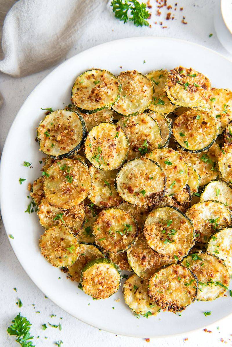 Parmesan Zucchini Chips