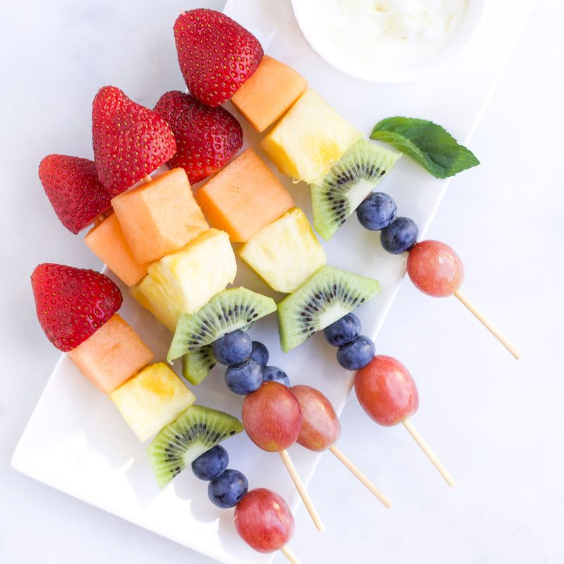 Fresh Fruit Skewers