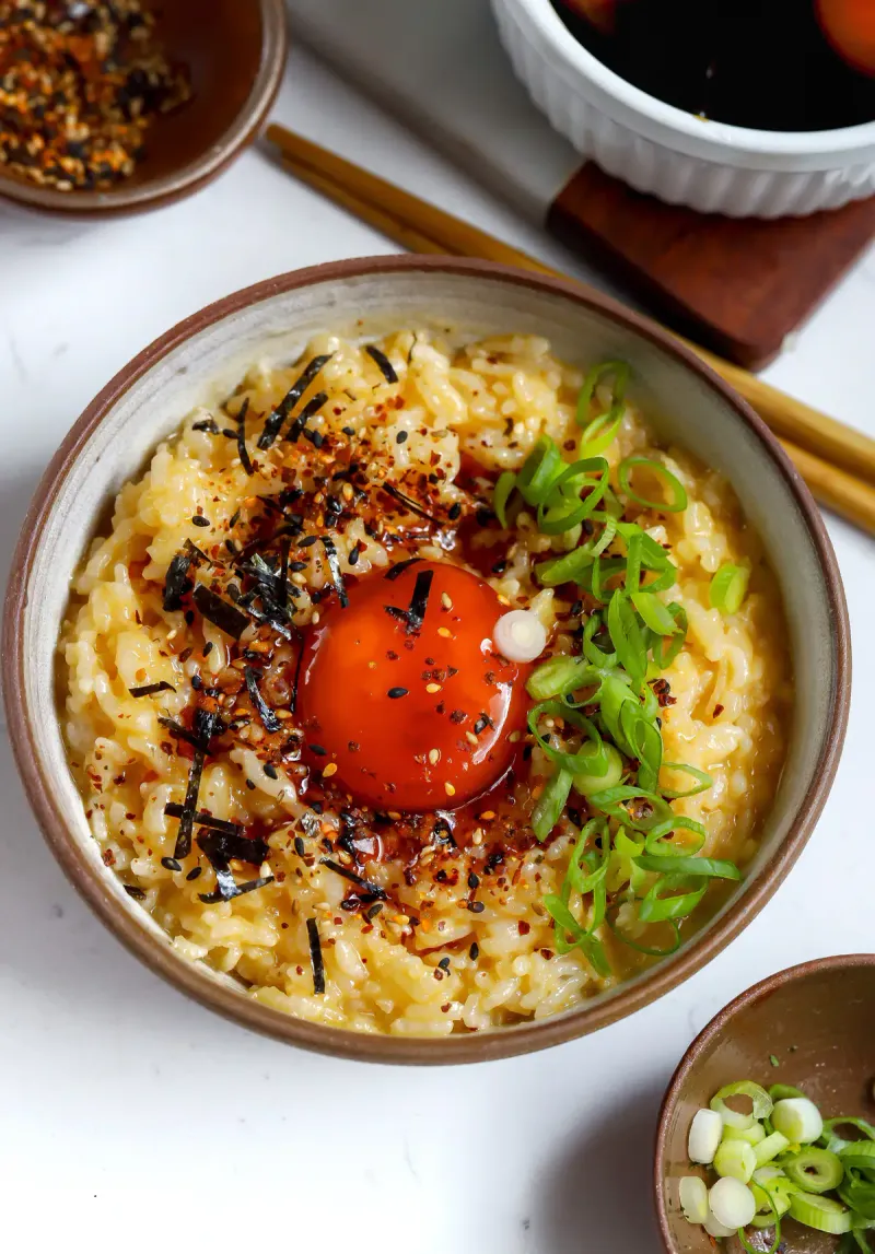 Japanese Tamago Gohan Rice Bowl