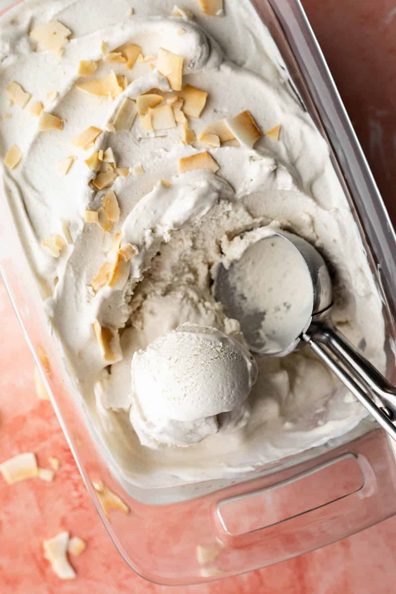 Creamy Coconut Milk Ice Cream