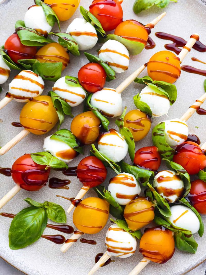 Mini Caprese Skewers
