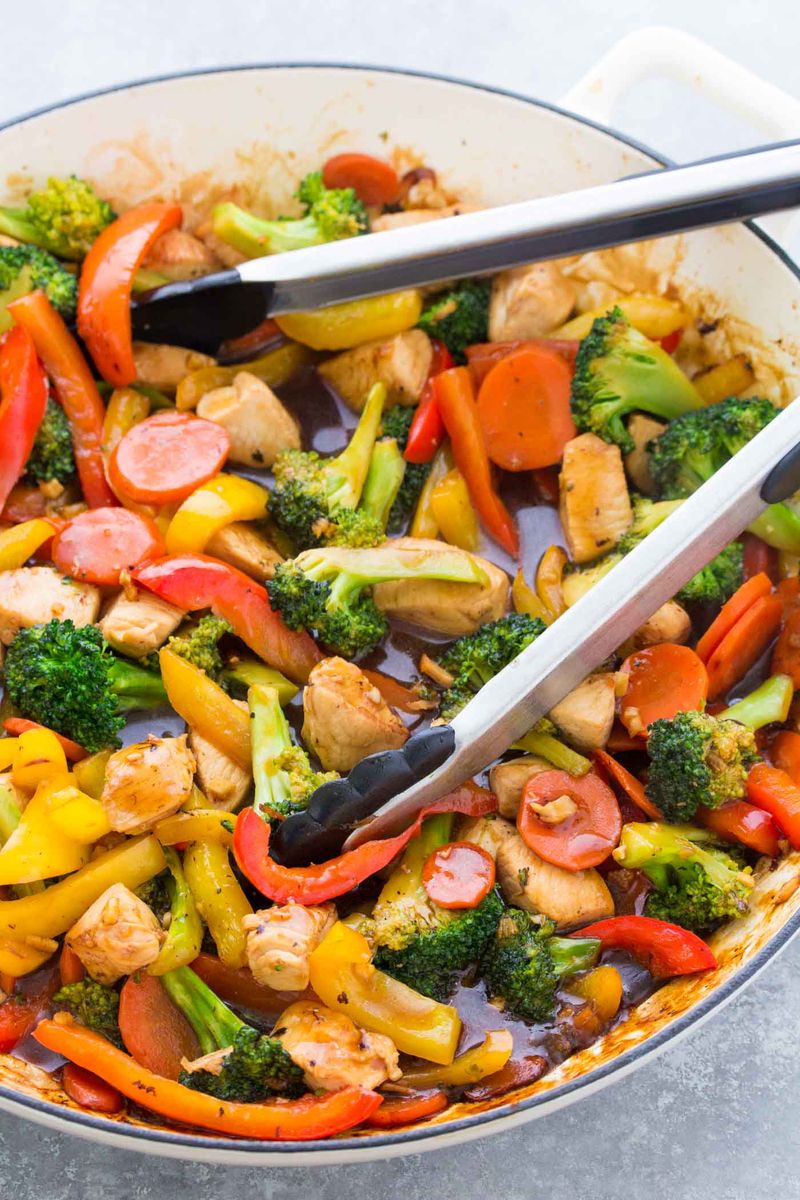 One-Pan Chicken and Veggie Stir-Fry