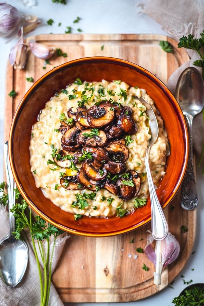 Creamy Mushroom Risotto