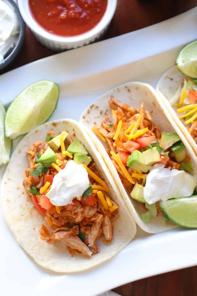 Leftover Roast Chicken Tacos