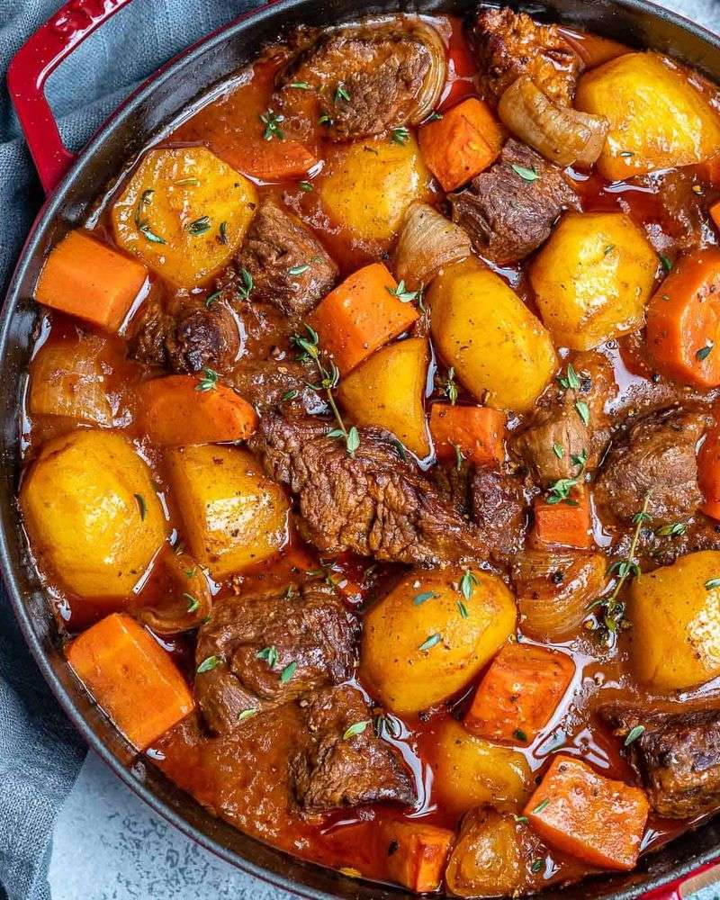 Classic Beef Stew With Chunky Potatoes