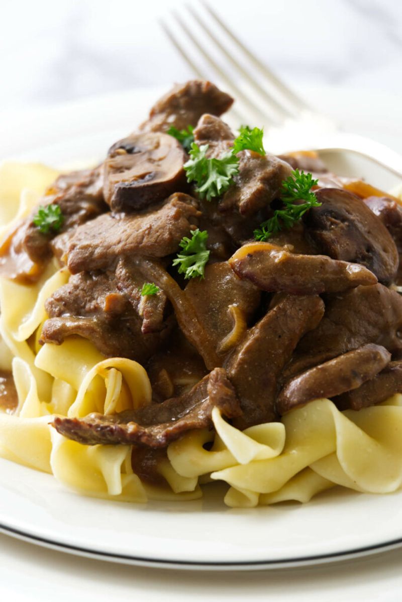 Beef Stroganoff