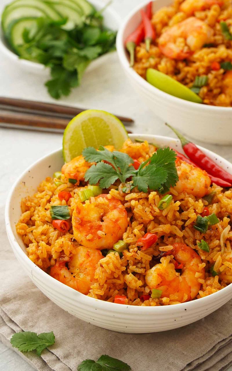 Salted Shrimp Paste Fried Rice